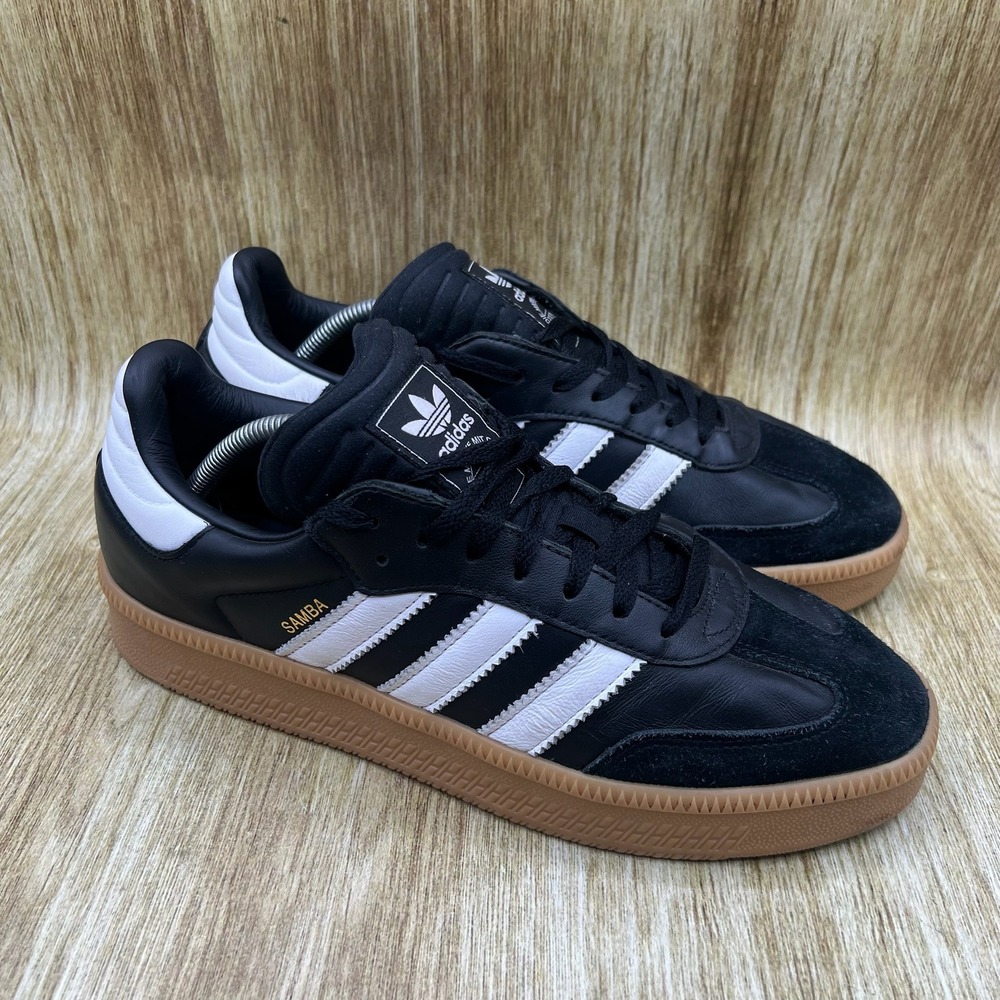 Adidas Samba XLG Men's Size 10.5 Black White Gum Platform Sneakers Shoes IE1379